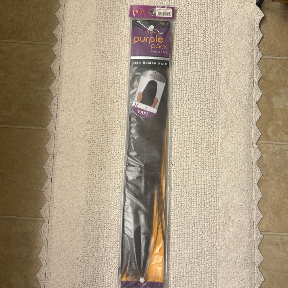 Premium purple pack human hair 22 inches